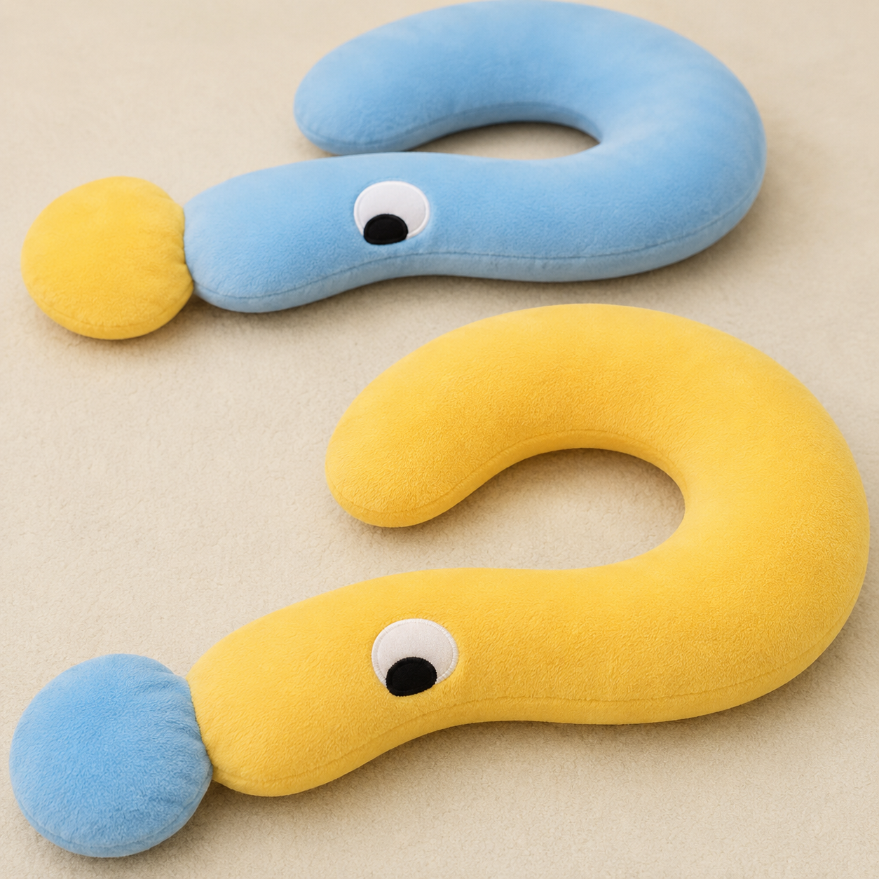 π Cozy Pet Pillow | Soft Plush Comfort | Home Napping | Pet Lover Gift | Playful Curved Design