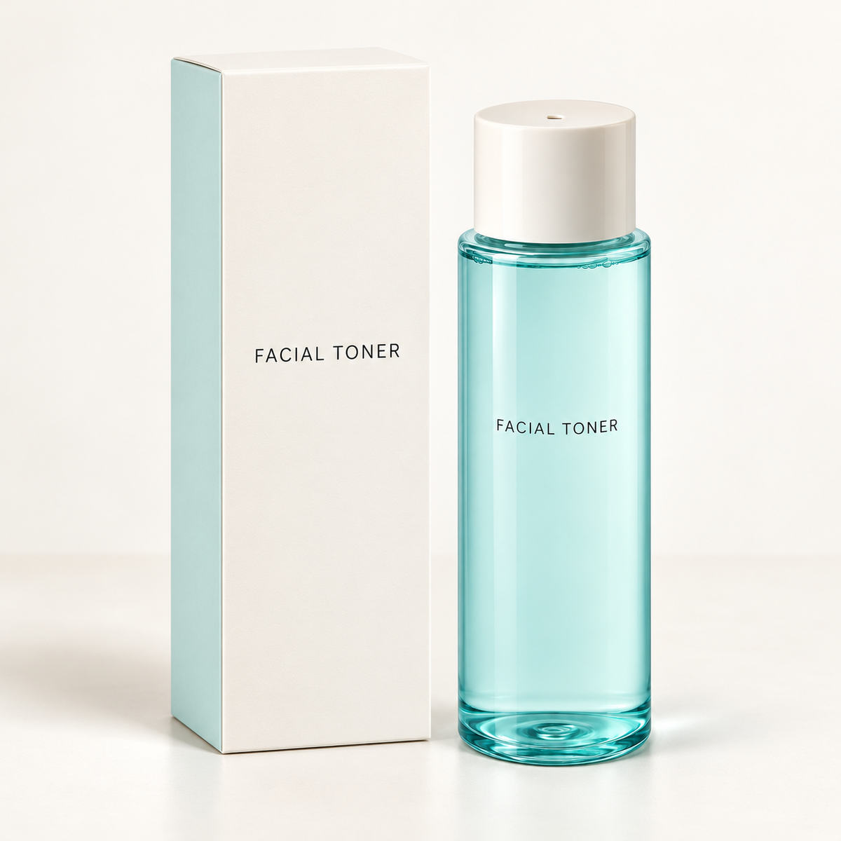 Facial toner and matching carton concept