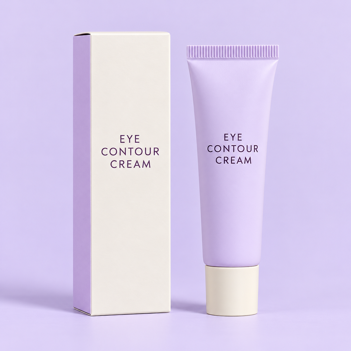 Eye cream tube and carton concept