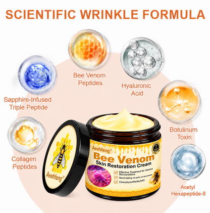 ❤Official Brand Shop丨Aeehfeng® Bee venom Pro Comprehensive Cream—Tightening for Skin Types