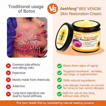 ❤Official Brand Shop丨Aeehfeng® Bee venom Pro Comprehensive Cream—Tightening for Skin Types