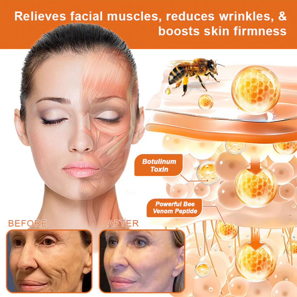 ❤Official Brand Shop丨Aeehfeng® Bee venom Pro Comprehensive Cream—Tightening for Skin Types