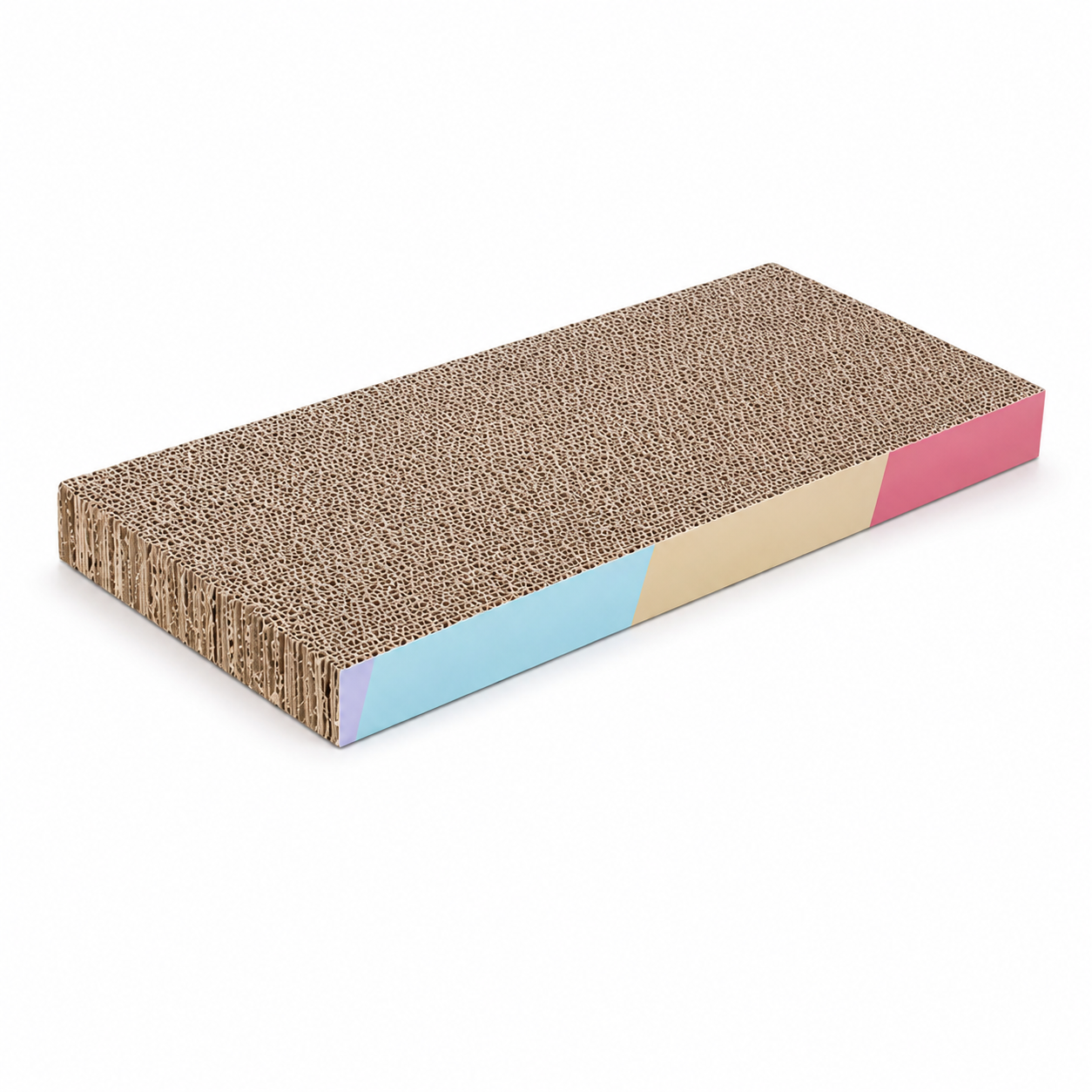 Cat Scratcher Board | Corrugated Cardboard Material | Indoor Cat Activity | Pet Gift Essential | Minimalist Scratch Design
