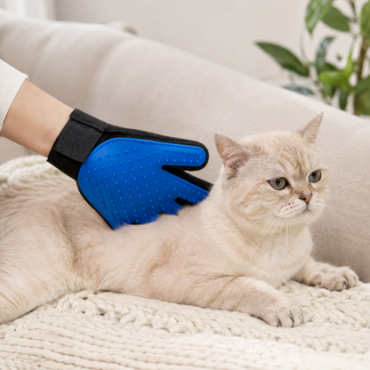 🐾 Pet Grooming Glove | Soft Silicone Material | Pet Hair Removal Tool | Cat & Dog Care Essential | Comfortable Paw Design