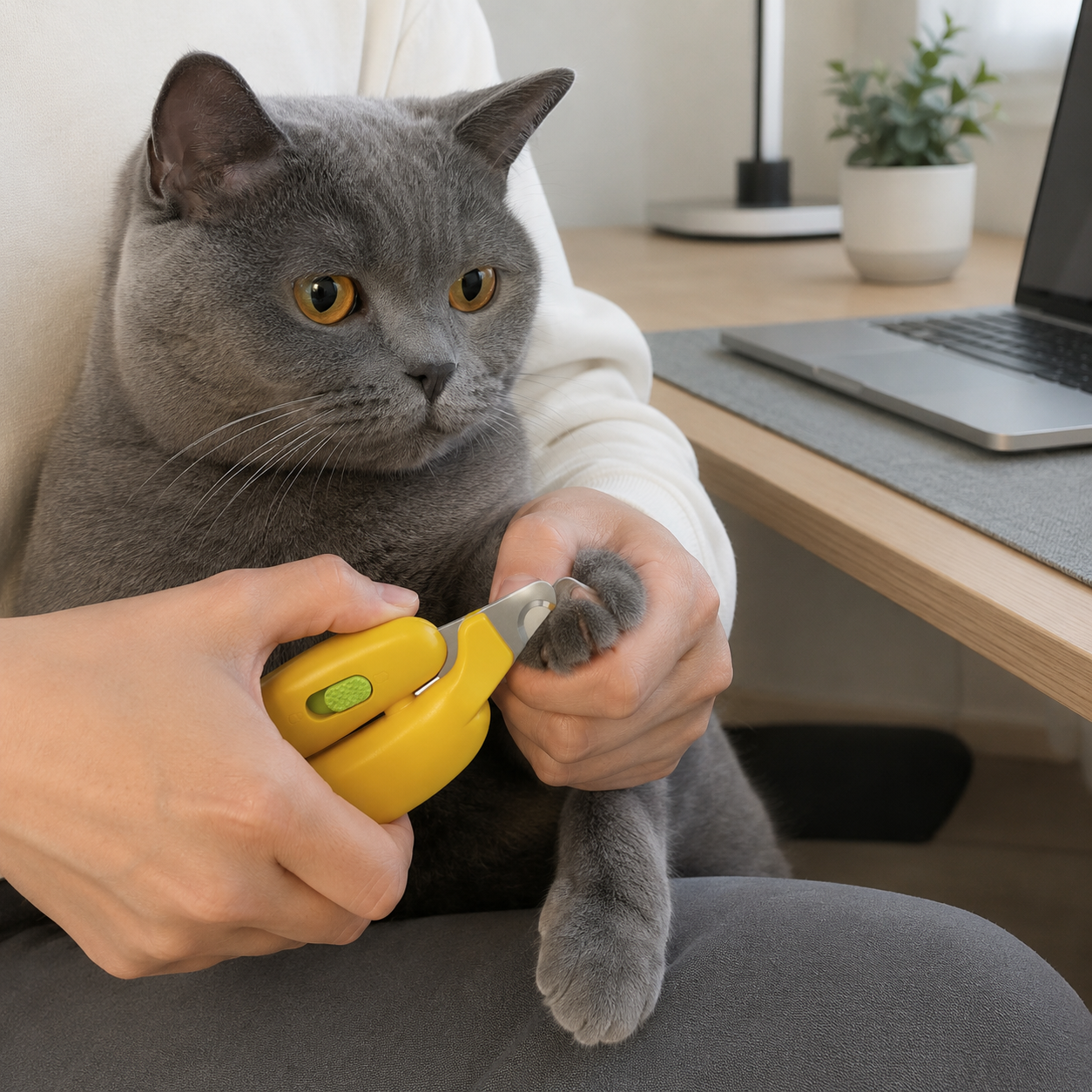 ✨ Pet Nail Clippers | Stainless Steel Blade | Safe Grooming Tool | Cat & Dog Care Essential | Precision Cutting Design