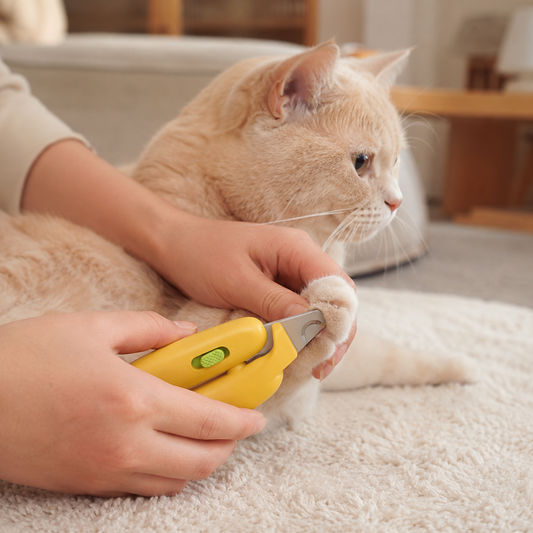 ✨ Pet Nail Clippers | Stainless Steel Blade | Safe Grooming Tool | Cat & Dog Care Essential | Precision Cutting Design