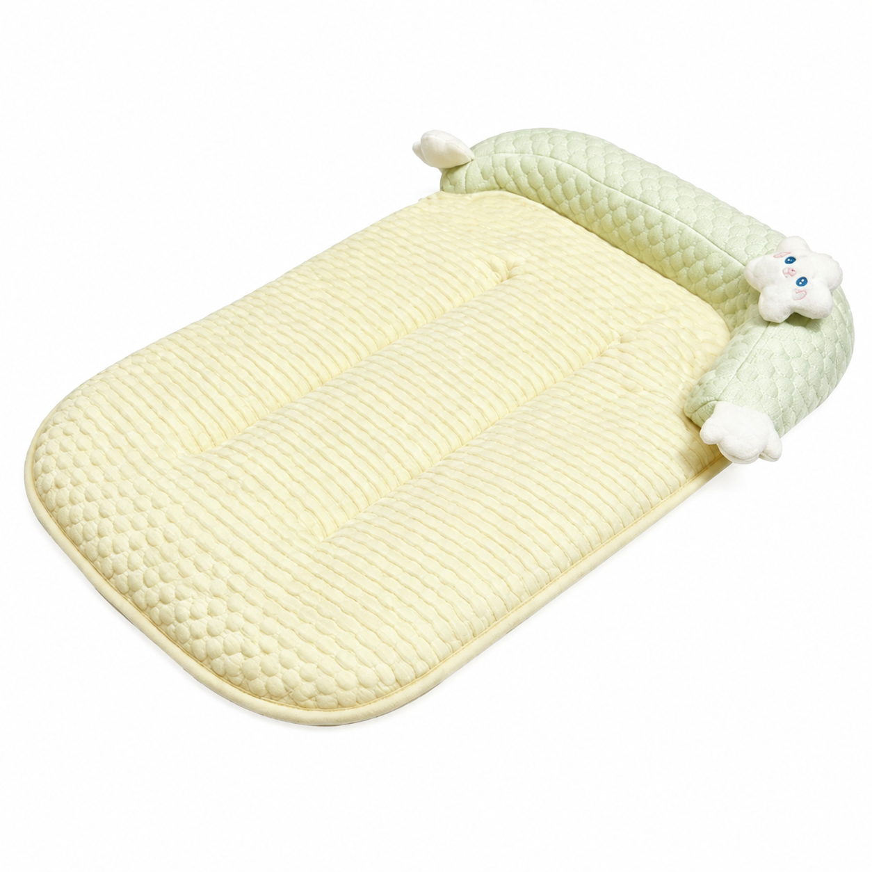 💛 Cozy Pet Mat | Plush Padded Comfort | Home Lounging | Pet Lover Gift | Adorable Star Detail