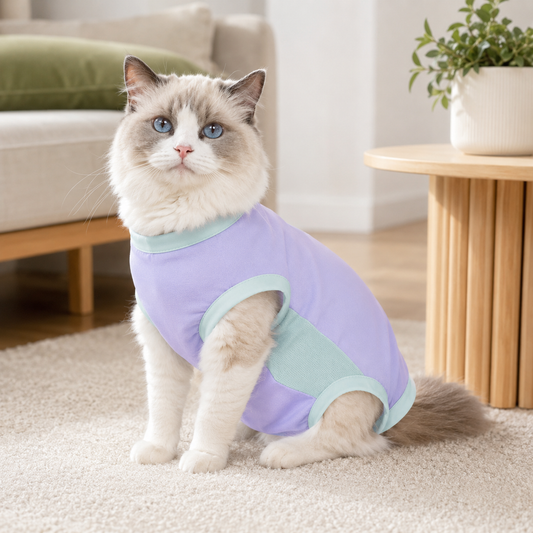 💜 Pet Apparel | Soft Breathable Fabric Comfort | Pastel Everyday Style