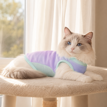 💜 Pet Apparel | Soft Breathable Fabric Comfort | Pastel Everyday Style