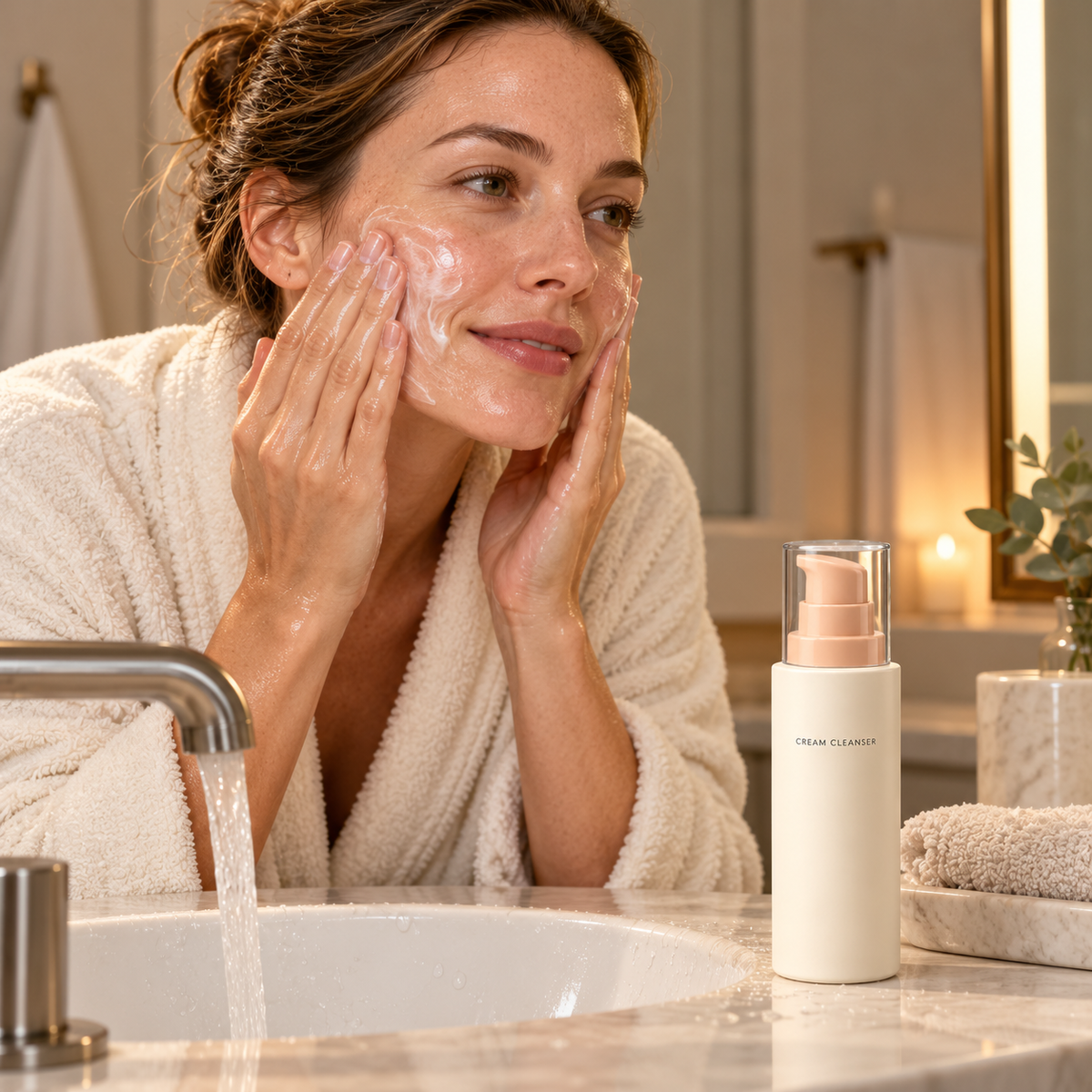 Cream Facial Cleanser — second use illustration