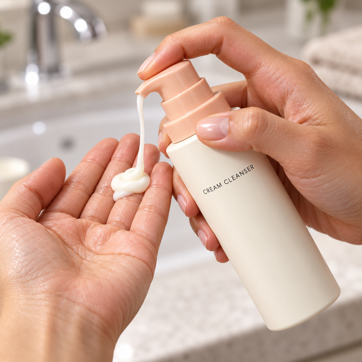 Cream Facial Cleanser — fourth use illustration