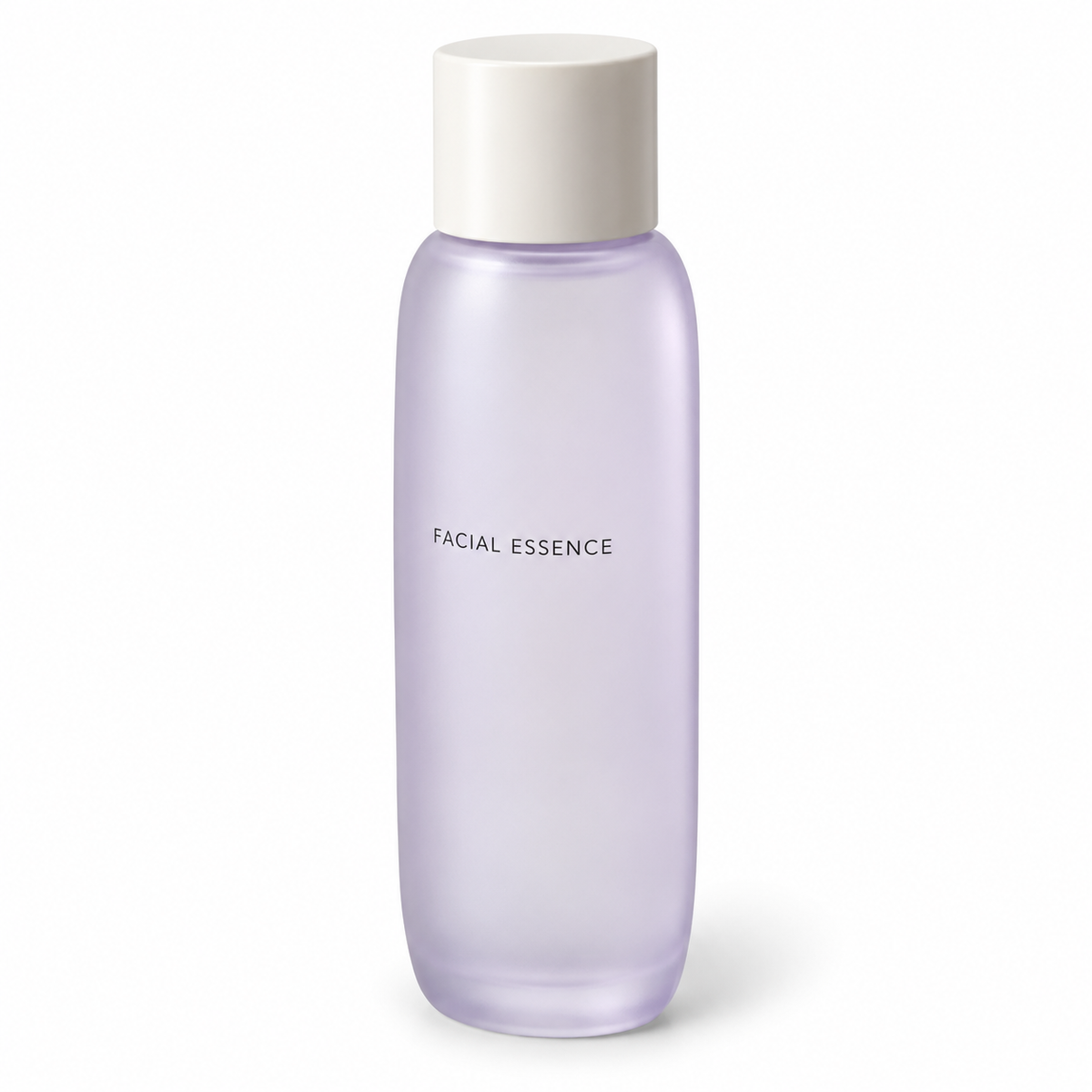 Facial essence white background concept