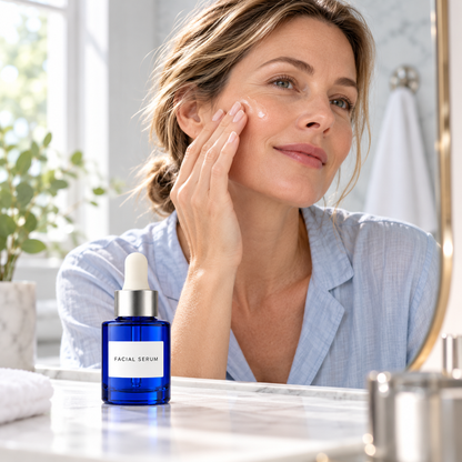 Adult model serum application concept