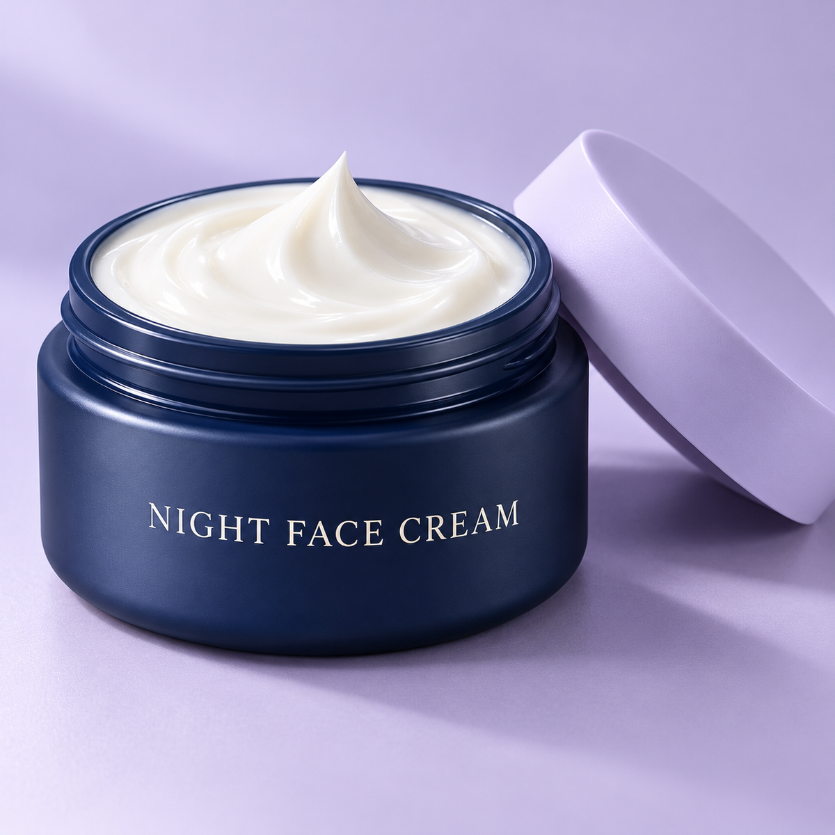 Night cream texture detail
