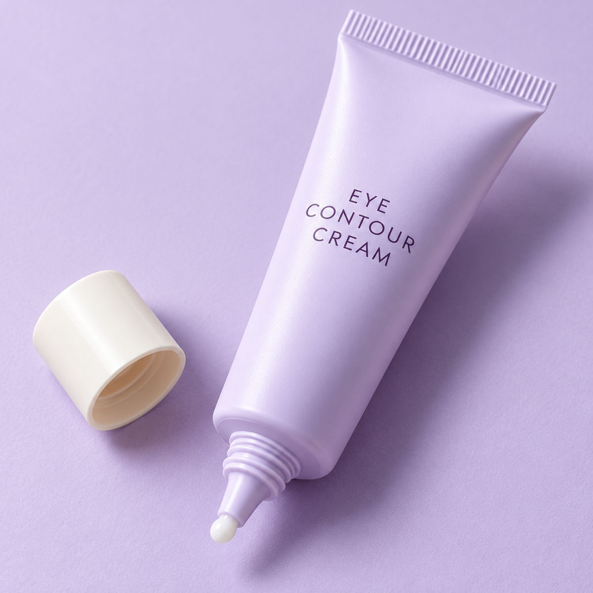 Eye cream nozzle texture detail