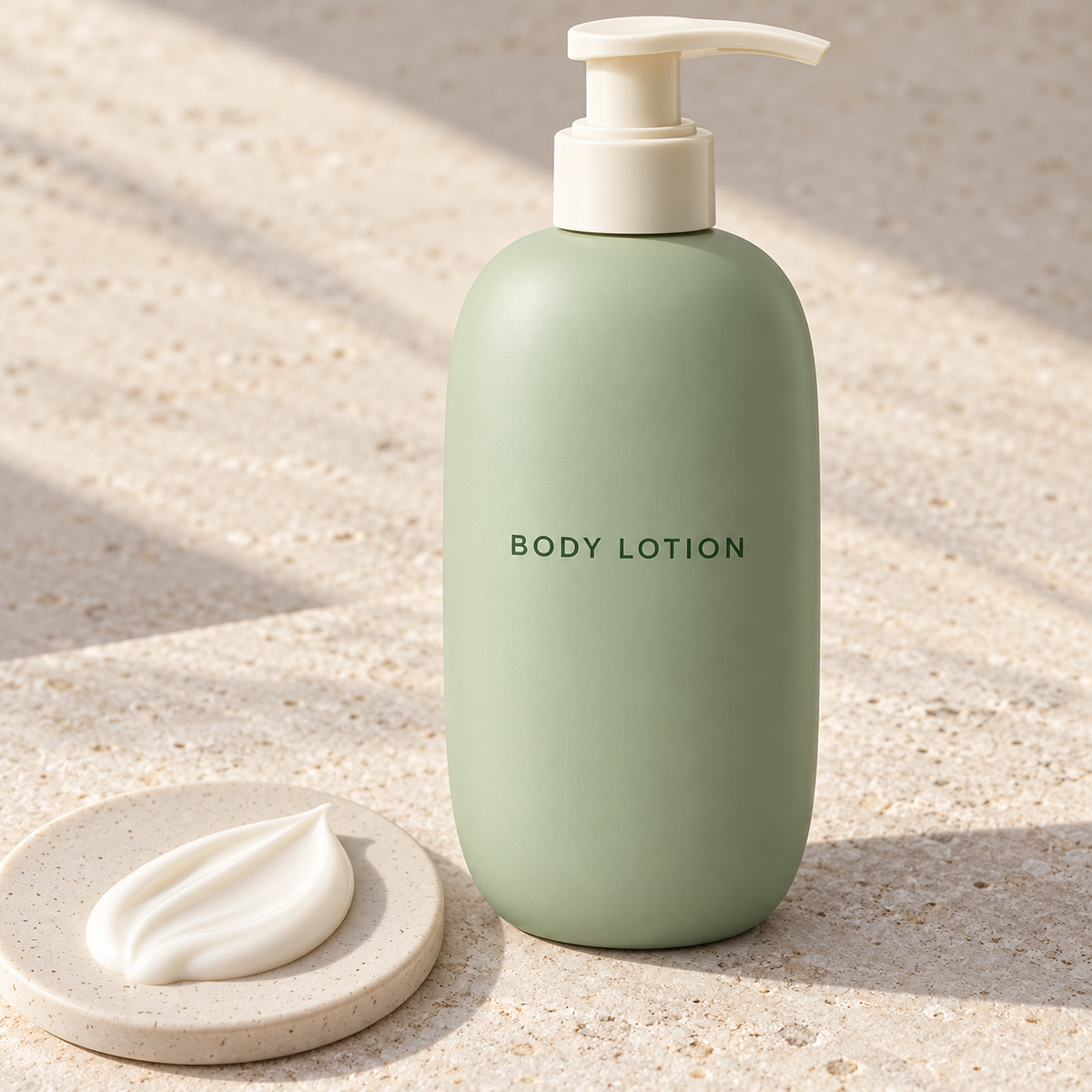 Body lotion concept texture detail