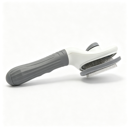 ✨ Cat Grooming Brush | Stainless Steel Pins | Gentle Shedding Care Tool | Pet Hair Removal Essential | Comfortable Massage Design