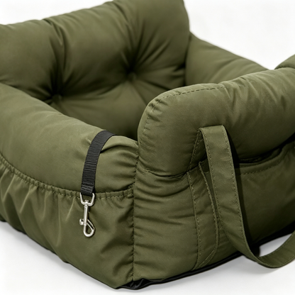 💚 Travel Comfort | Padded Oxford Fabric | Car Adventures | Dog Parent Essential | Cozy Secure Design
