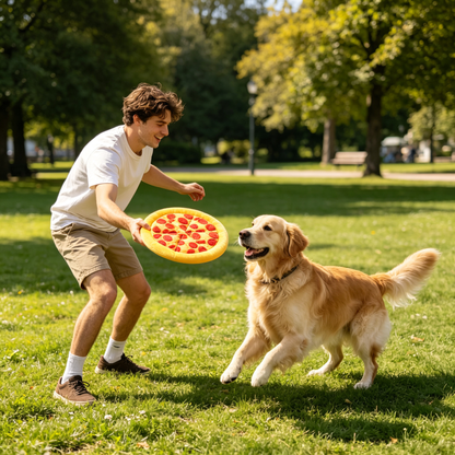 🍕 Interactive Pet Toy | Soft Plush Fabric | Outdoor Play | Pet Lover Gift | Fun Pizza Design
