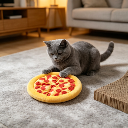 🍕 Interactive Pet Toy | Soft Plush Fabric | Outdoor Play | Pet Lover Gift | Fun Pizza Design